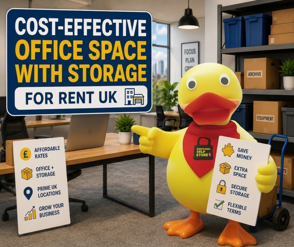 Guide to cost-effective office space with storage in the UK