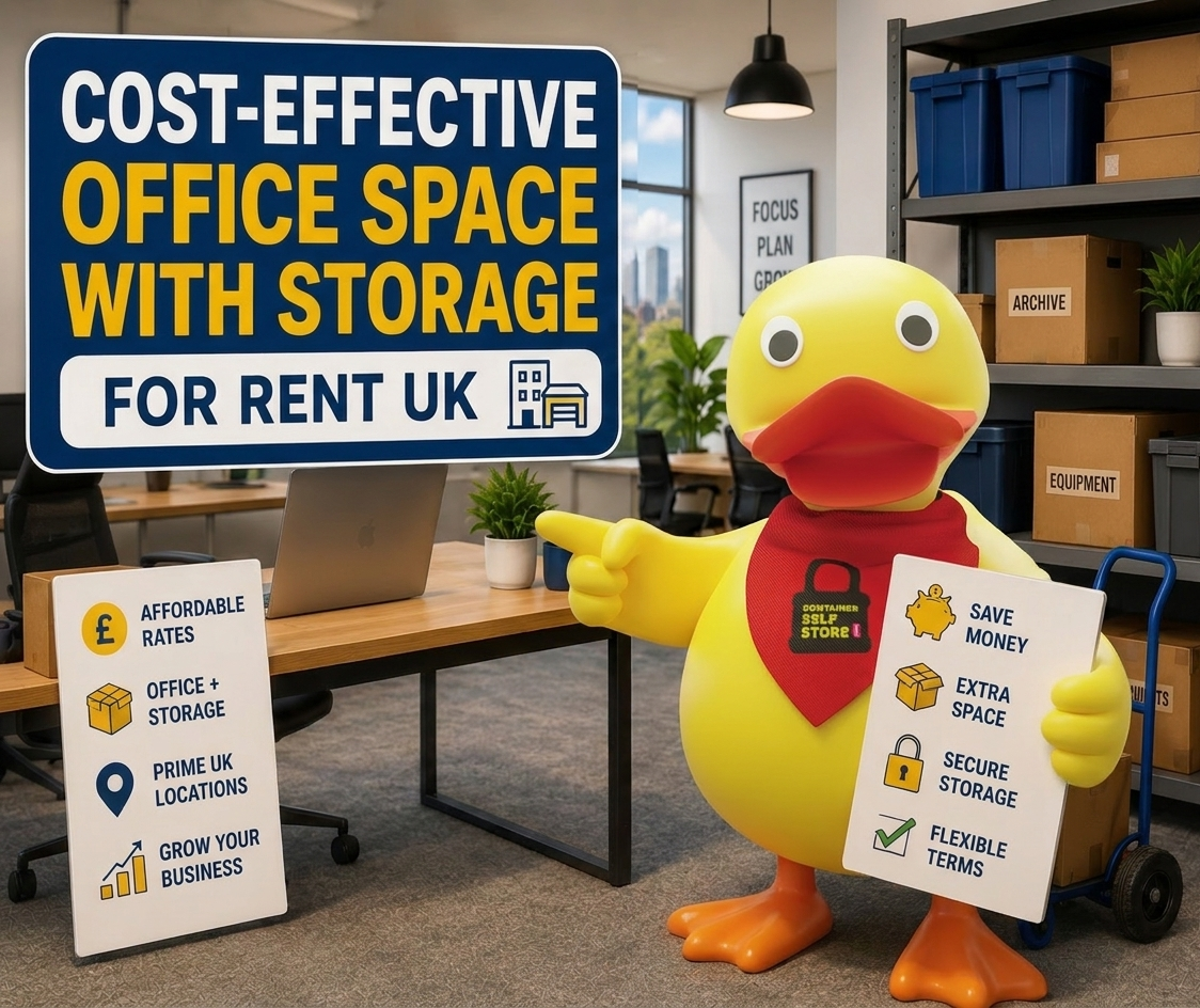 Guide to cost-effective office space with storage in the UK