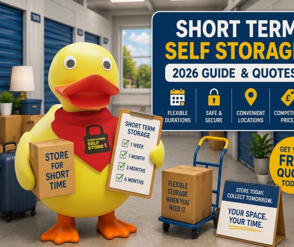 Guide to short term self storage