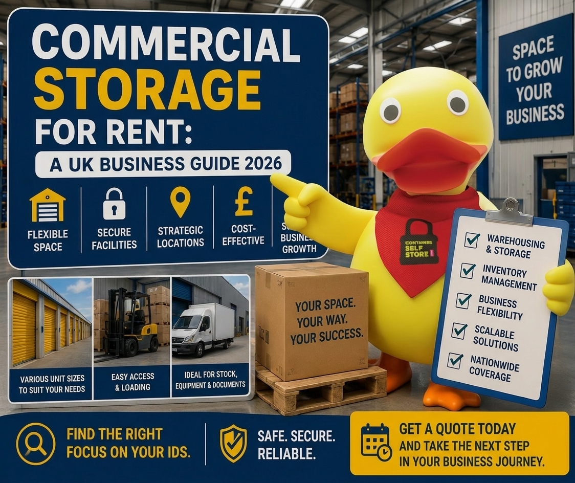 Guide to commercial storage for rent in the UK